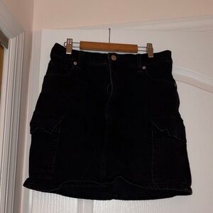 Black Banana Republic Denim Mini Skirt